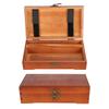 1PCS Lockable Closure Pencil Storage Case Hinged Lid Design Jewelry Organizer Box  Home Decoration