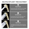 High Pressure Shower Head 3 Spray Setting with ON/OFF Pause Switch 360 Degrees Rotating Handheld Shower Head Bathroom Accessoies