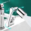 1080-Degree Bathroom Faucet Extender Robotic Arm Faucet Sprayer Universal Rotating Tap Nozzle Multifunctional Faucet Attachment