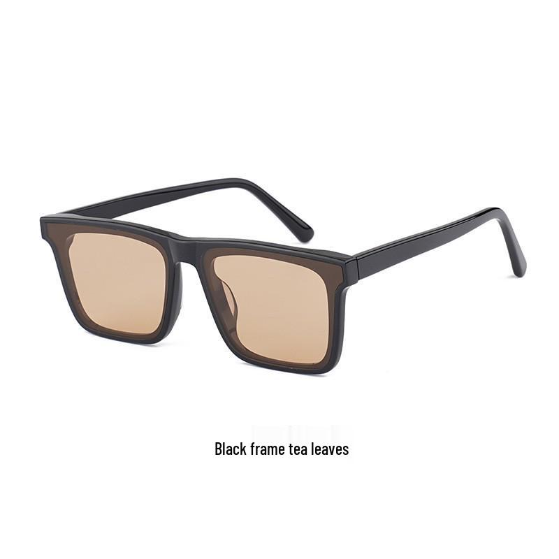 High-End Large Square Frame HD Nylon Sunglasses - Unisex Sun Protection Style 6006