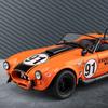 1:22 Shelby Cobra 427 S/C Alloy Sports Car Model Diecast Metal Toy Classic Retro Racing Car Vehicles Model Sound Light Kids Gift
