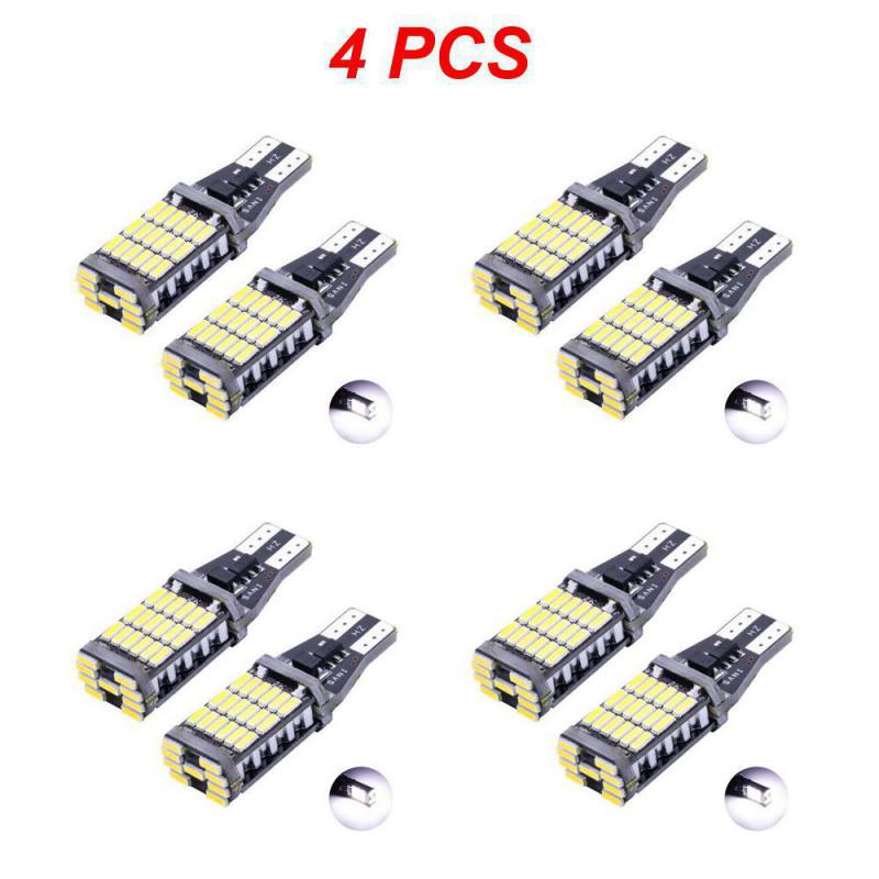 1~4PCS 2x Canbus T15 W16W LED Bulbs Reverse Lights 4014SMD Car LED Back Up Rear Lamp For 5 Series E60 E61 F10 F11 F07 Mini