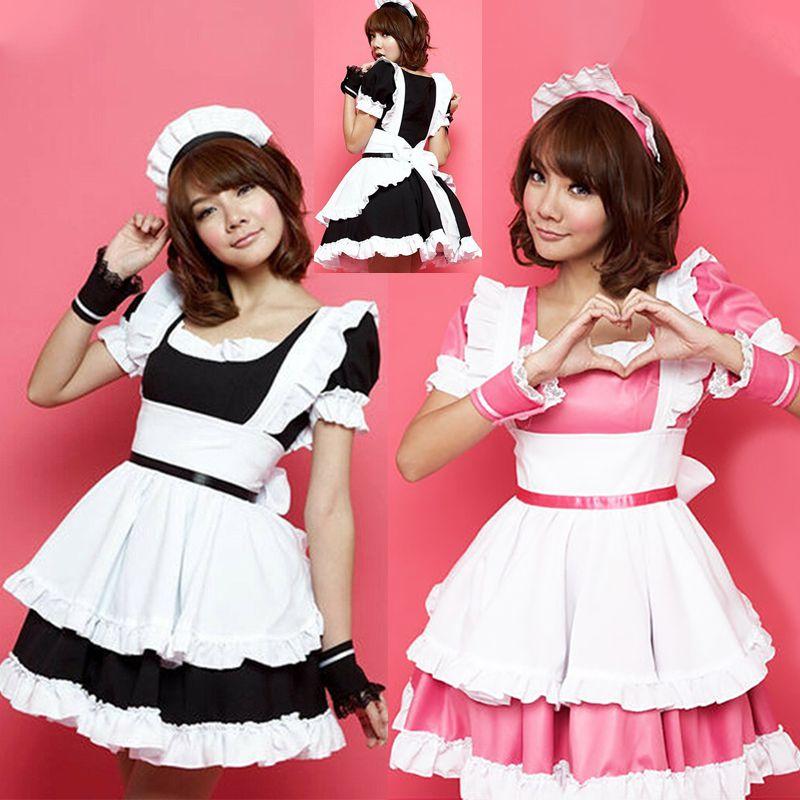 Charming Maid Uniform Princess Dress Suit Outfit For Womens Cosplay And Halloween Parties