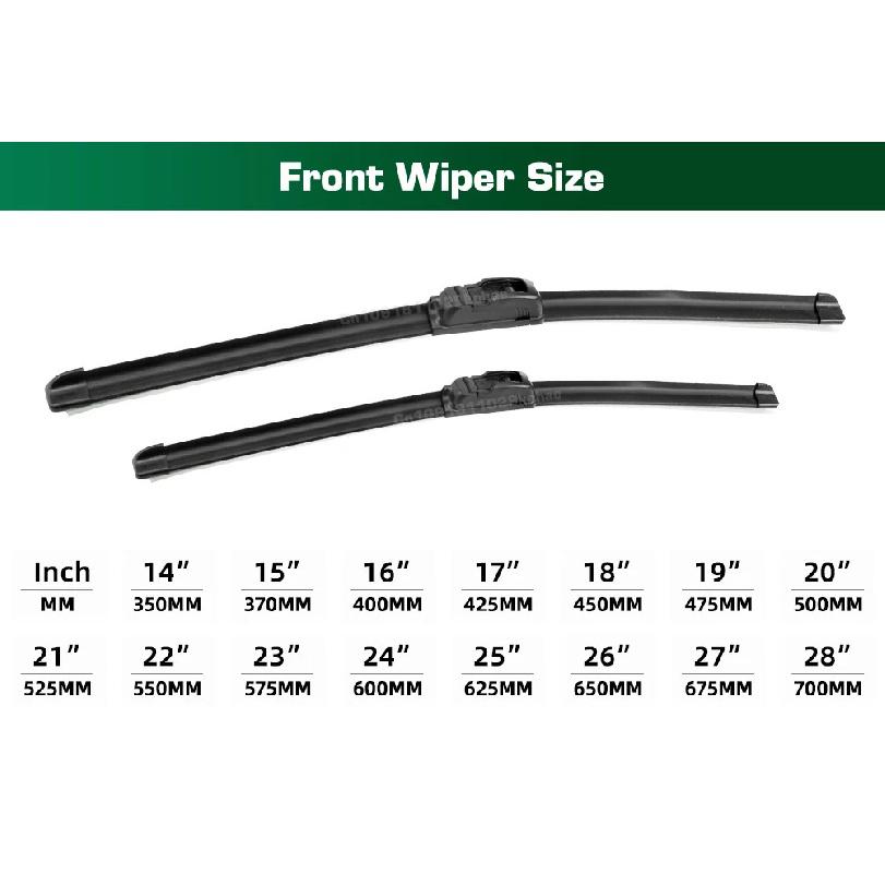 GREATROAD Wiper LHD&RHD Front & Rear Wiper Blades Set For Nissan X-Trail T31 2007 - 2013 Windshield Windscreen Window Brushes