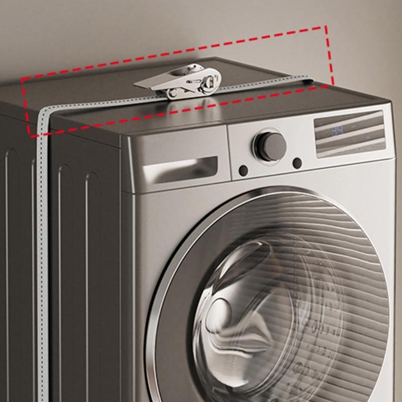 Heavy Duty Dryer Washing Machine Connecting Rack Not Punching Dryer Stacking Rack Anti Noise Drying Rack Accessories