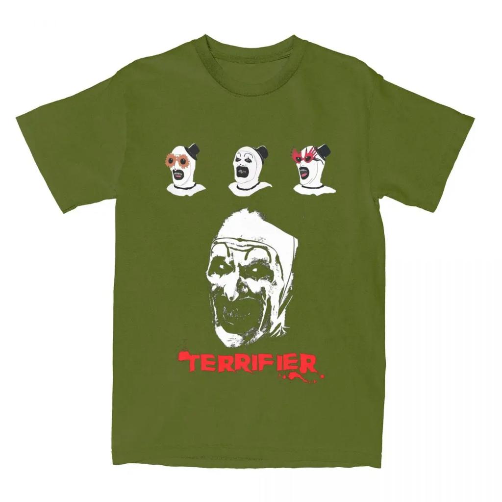 Neuartige Terrifier 2 Clown-T-Shirts für Männer und Frauen, Baumwolle, Art The Clown, T-Shirt, Sommerkleidung