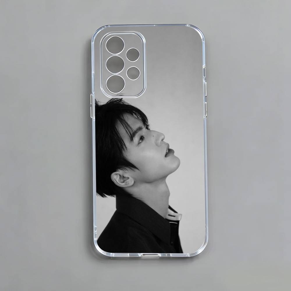 Handsome Krien Zhang L-Linghe Phone Case For Samsung S25,S24,S21,S22,S23,S30,Ultra,S20,Plus,Fe,Note,10,9,5G Transparent Cover