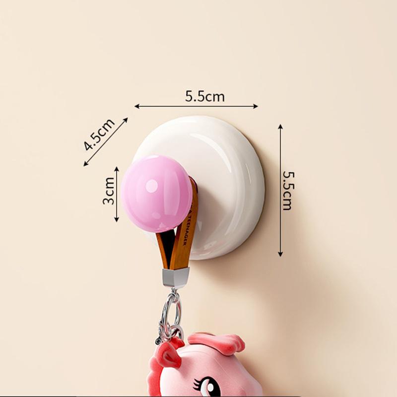 Adhesive Wall Hook Dopamine Adhesive Hooks Durable Simple Stable Wall Hook Bathroom Storage Accessories Room Door Coat Hooks