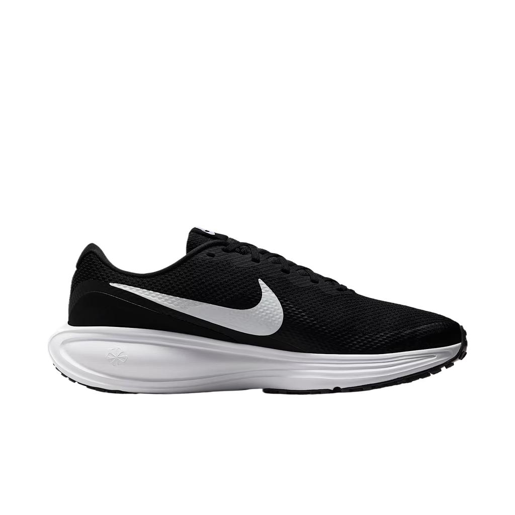Nike Revolution 8 Extra Breit Schwarz Weiß Herren Sneaker HQ1996-001
