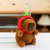 Pink Capybara Plush Keychain: Cute & Creative Charm Pendant for Backpacks