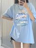 Women's Plus Size Loose Short Sleeve T-shirt - 2026 Summer Fashion Medium Length Top