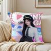 Idol Kpop LLEESEO Cushion Cover Pillowcase Antidustmite living Room Sofa Decor Cushion Room