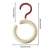 1PC Circles Ring Hat Hanger Storage Hook Baseball Cap Organizer Scarf Towel Tie Storage Holder For Closet Bedroom Saving Space