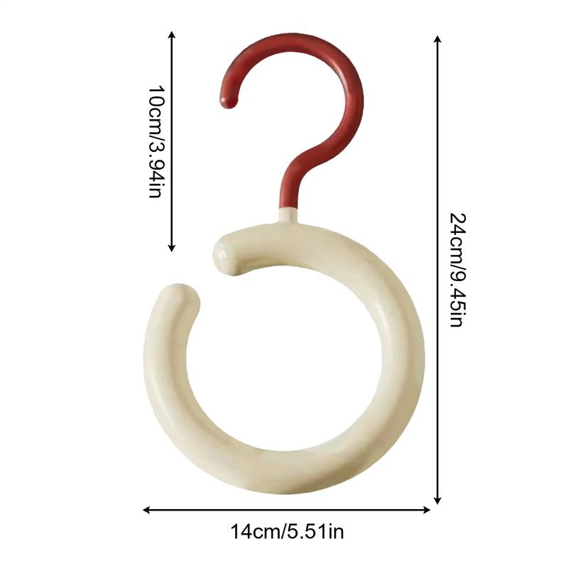 1PC Circles Ring Hat Hanger Storage Hook Baseball Cap Organizer Scarf Towel Tie Storage Holder For Closet Bedroom Saving Space
