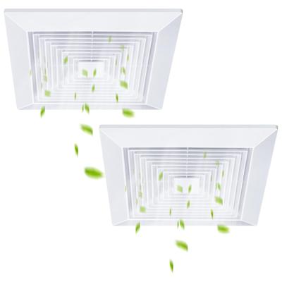 Ceiling Exhaust Fan Cover Square Ventilator Exhaust Hood Bathroom Ventilation Fan Cover for Kitchen and Toilet Use