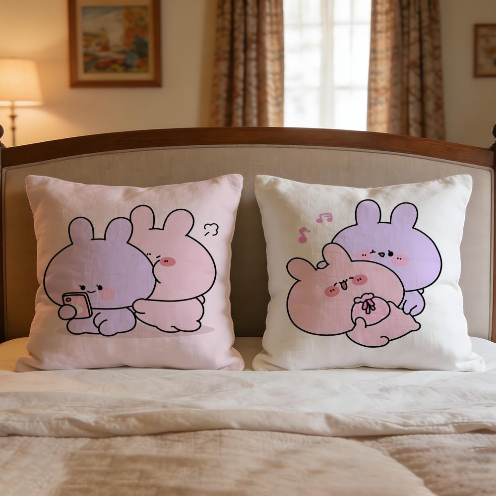 Star Asamimichan Cushion Cover 1Pcs Decorative Covers Soft Cushion Case For Sofa Couch Decor 40X40 45X45 Pillowcases