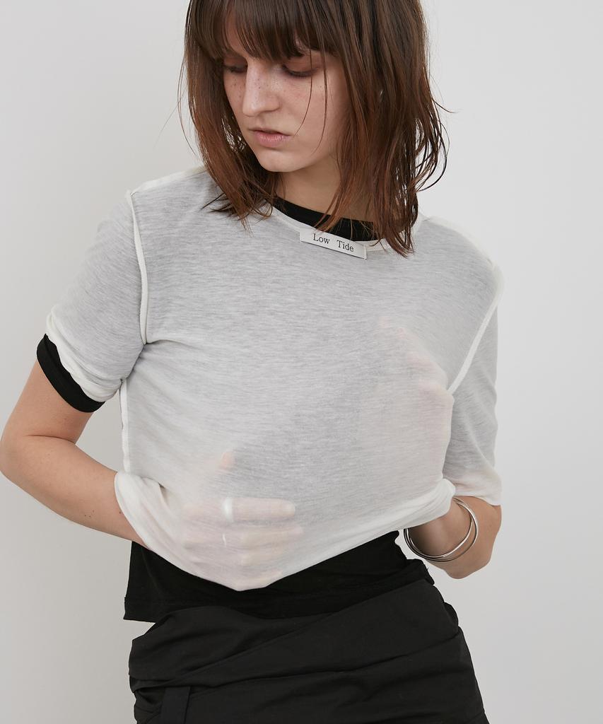 Loutaideu Layered T-Shirt [Black]