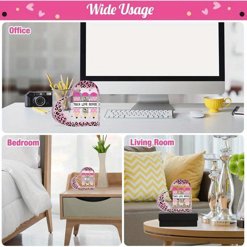 "Teach Love Inspire" Teacher Keepsake - Acrylic Appreciation Gift for Educators & Nurses