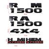 Adesivi per Auto con Emblema in ABS per Ram 1500 2500 5.7 Litri Hemi 4X4 Targhetta Nome Charger Viper Magnum Caliber Journey Accessori Styling