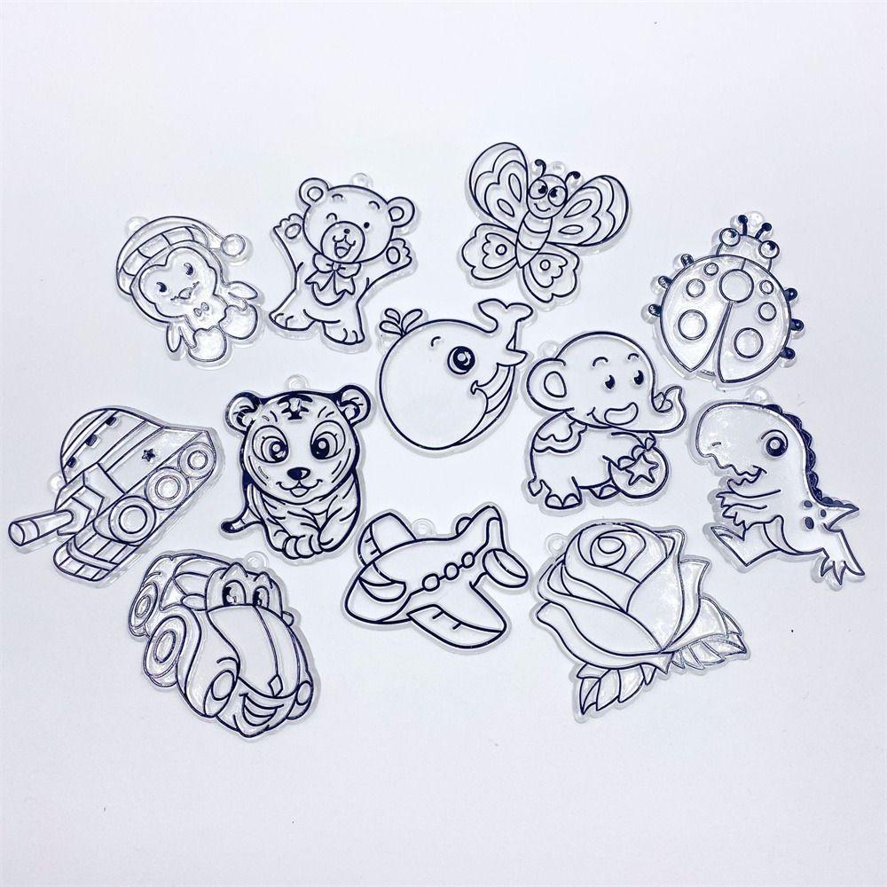Art Craft DIY Suncatchers Craft Window Painting Toys Filing Drawing Board Sun Catcher Hanger