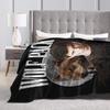 The Twilight Saga Jacob Wolf Pack Girls Muscle Blanket Fleece Portable Warm Throw Blanket for Sofa Outdoor Plush Thin Quilt