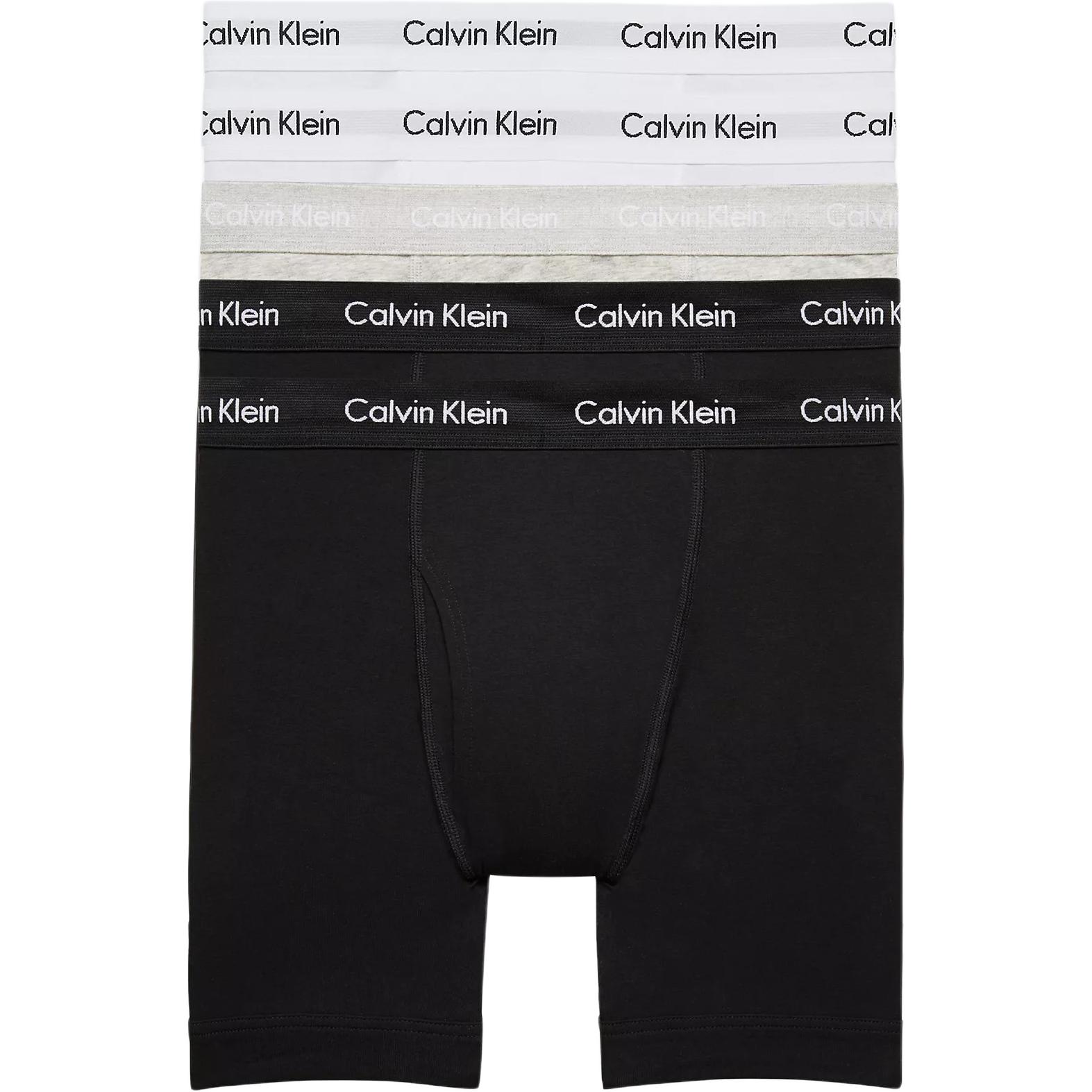 

Calvin Klein Letter Logo Soft Breathable Comfortable Boxer Briefs 5-Pack Men underwear NB2164-799 L