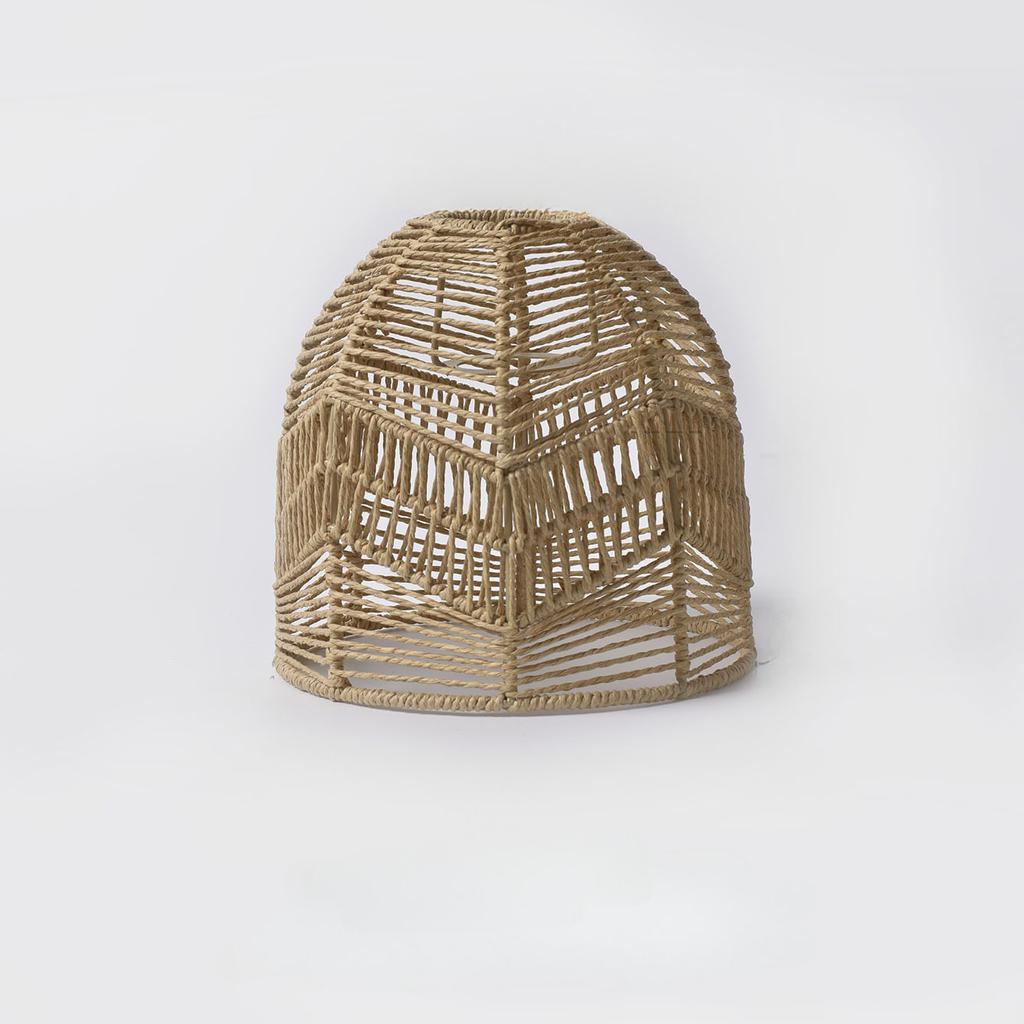 Bamboo Lantern Pendant Lamp Natural Rattan Wicker Chandeliers Hand-Woven Bamboo Lampshades Lighting Fixtures Hanging Light