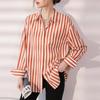 Navava Women Casual Stripe Long Sleeve Shirt Nb2508