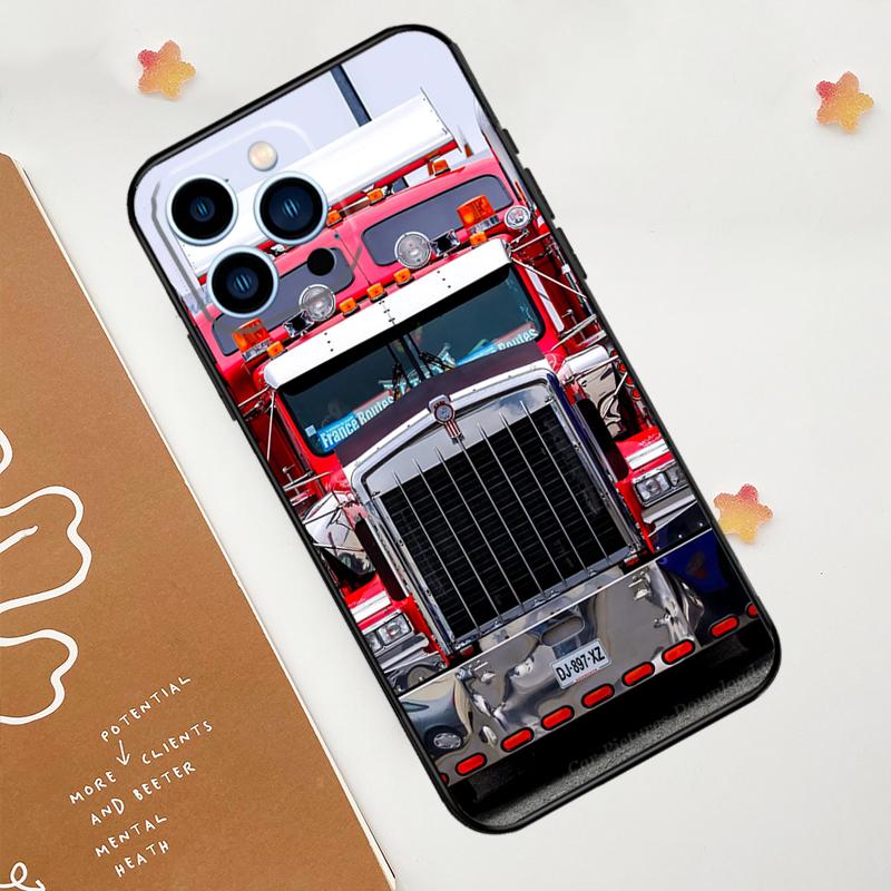 Cool Heavy Truck Car Case For iPhone 15 16 14 13 12 11 Pro Max Plus X XR XS 12 13 Mini Cover Accessories