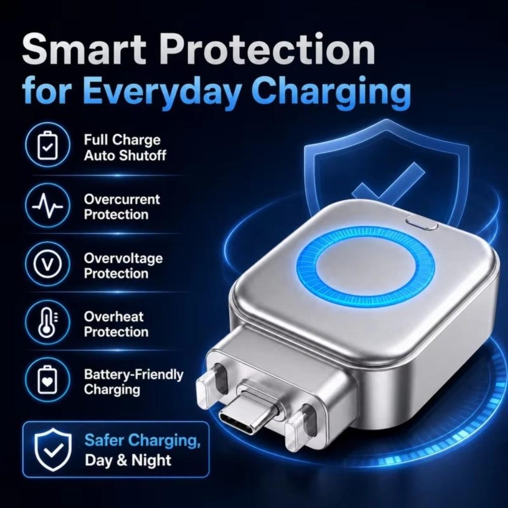 Type-C Connector Auto Power Cut Off Charger Intelligent Separator USB C Adapter Phone Charging