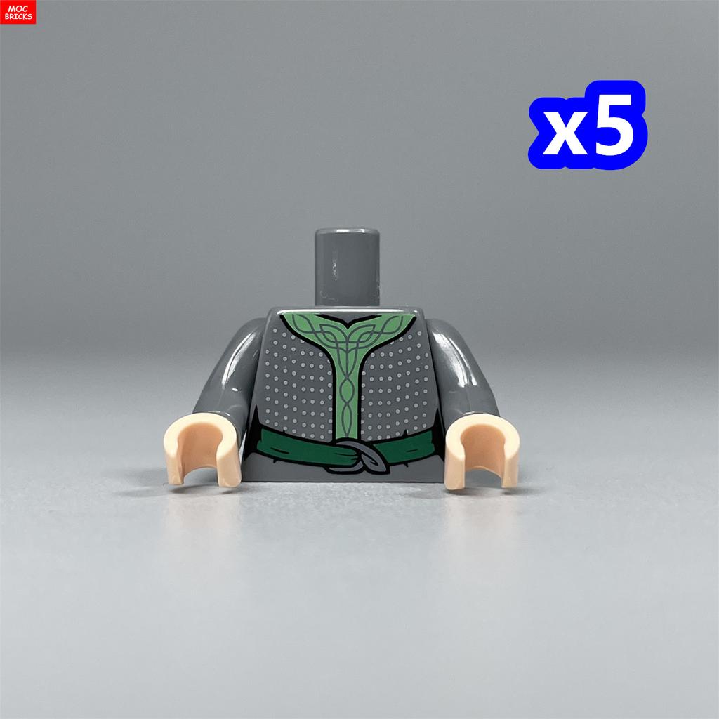 MOC Bricks 4cm Figure Printed Body Part Suit Torso Women Man Baseball Uniform Building Blocks Assembles Children's Toys Gifts