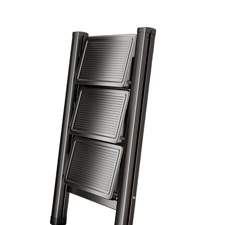 Folding Telescopic A-Frame Multi-Use Ladder - 3/4 Step Indoor Thickened Climbing Ladder