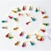1m / 3.28ft Dollhouse String Lights Colorful Mini Christmas Tree Lights String  Scene Ornament