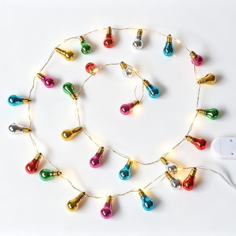 1m / 3.28ft Dollhouse String Lights Colorful Mini Christmas Tree Lights String Scene Ornament