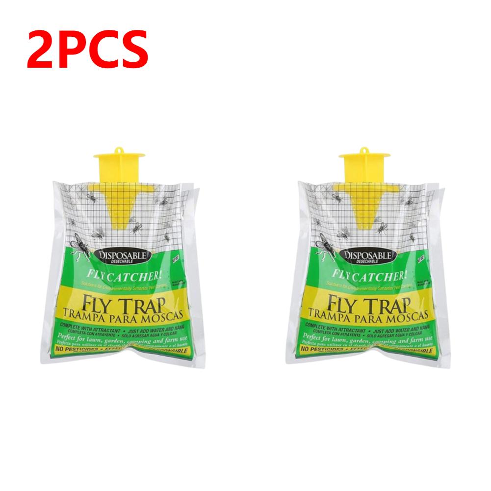 Sac Piège à Mouches Suspendu Piège à Mouches Paquet Hydrosoluble Jetable Non Toxique Inoffensif pour Fournitures Ménagères de Jardin