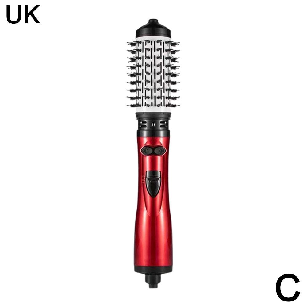 Replaceable Head 360 Rotating AirFlow Hot Air Brush Hair Straightener Curler Iron Volumizer Blowers Electric Hair Dryer Comb