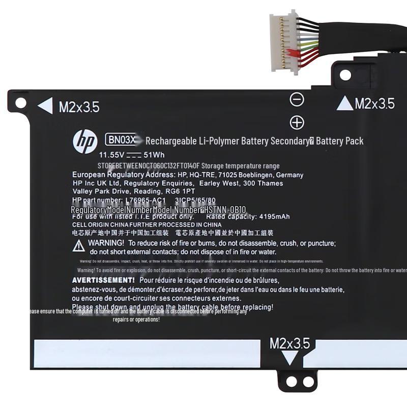 HP Original BN03XL Laptop Battery