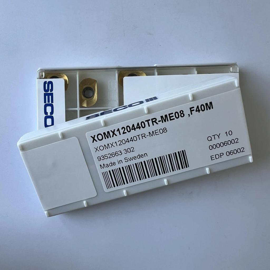 Seco / XOMX120440TR-ME08,F40M /Original Blade Carbide CNC Blade 10 PCS