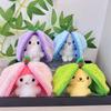 Cute Plush Animal Keychain Plush Toys Squirrel Dinosaur Fruit Series Adorable Collectible 14cm Height In Purple Blue Green Pink