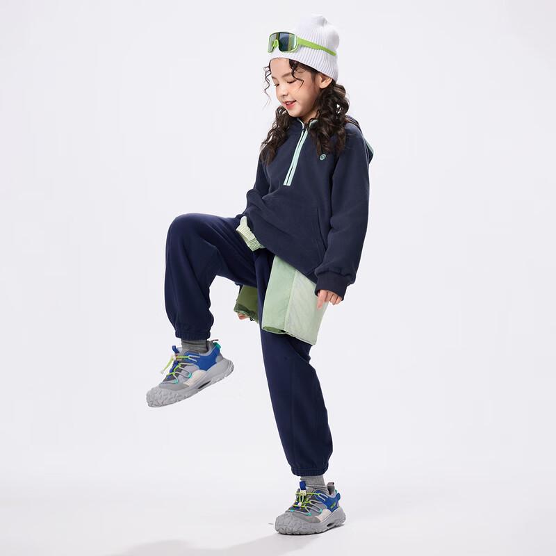 EBAER Kids  Anti-Static Hooded Half-Zip Pullover 130