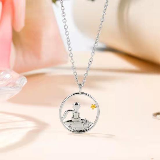 Light Luxury Delicate Scratch-resistant Valentine's Day Gift Little Prince Choker Necklace Dating