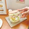 Cute Cartoon Lamb Ceramic Cup Birthday Gift Girl Mug with Lid Couple Girl High value Water Cup