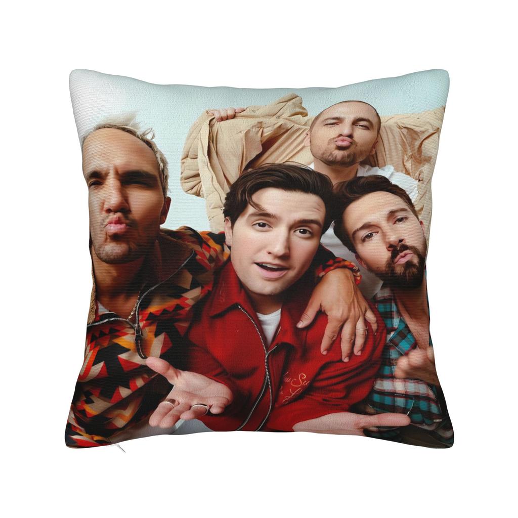 Pillow Case Big Time Rush Print Pillow Cover For Living Room Bed Chair Funny Pillowcases