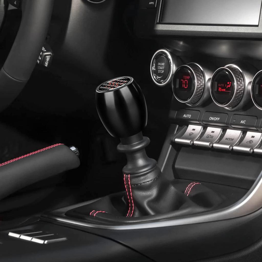 KUNGKIC Shift Pattern Sticker for Toyota GR86 ZN8 and Subaru BRZ ZD8 Stylish Interior Parts and Made with Real Carbon Fiber and Aluminum Alloy