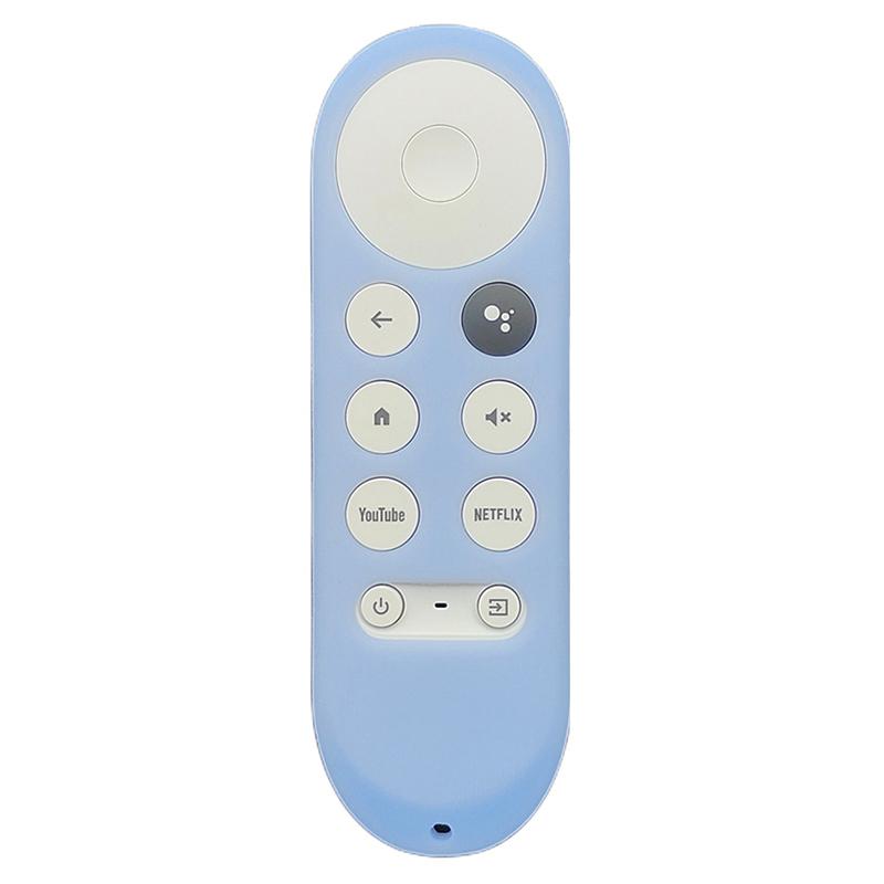 Soft Silicone Case For 2020 Google Chromecast 4K Snow Remote Protective Cover Shell Non-Slip For Chromecast Smart Tv Remote