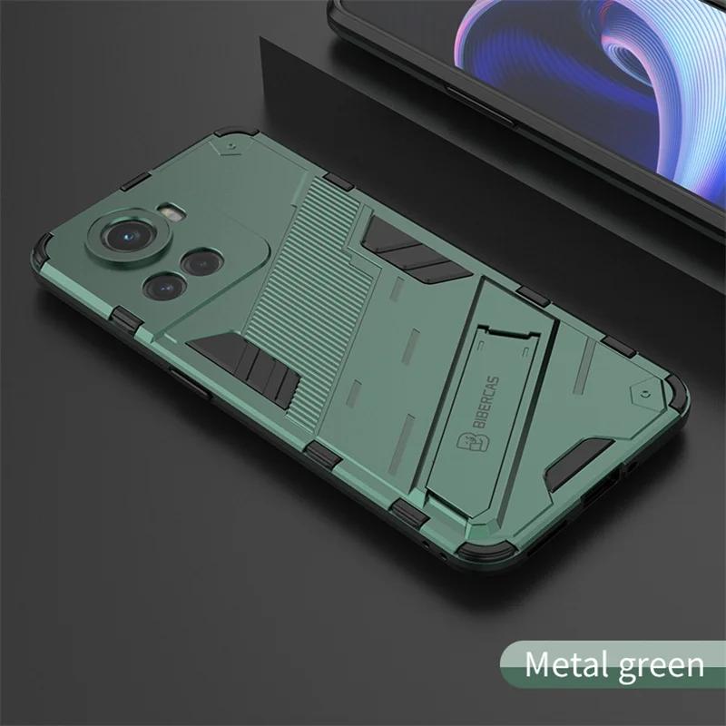 Für OnePlus Ace 5G Hülle Schützen Sie die Rückseite Stoßfestes Panzergehäuse Für One Plus 10R 10 R Hülle Anti-Fall Schutz Ständer Coque