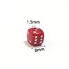 50pcs/lot 8mm Square Acrylic Dice Beads Colorful Loose Spacer Cube Beads For Jewelry Making DIY Phone Chain Bracelet Accessories