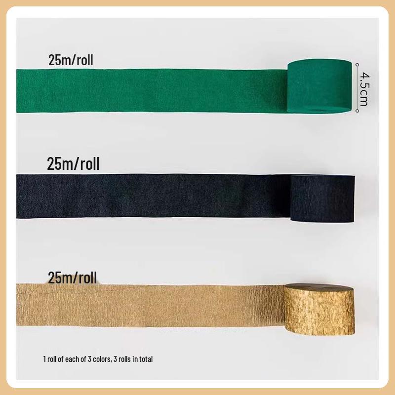 Bunte Luftballon-Quasten & Krepppapier-Bänder für Geburtstags- & Kindergarten-Dekorationen