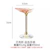 Luxury Tall Glass Natural Conch Fan Shell Glass Creative Personality Red Wine Glass Home Decoration Cocktail Mug Exquisite Gift