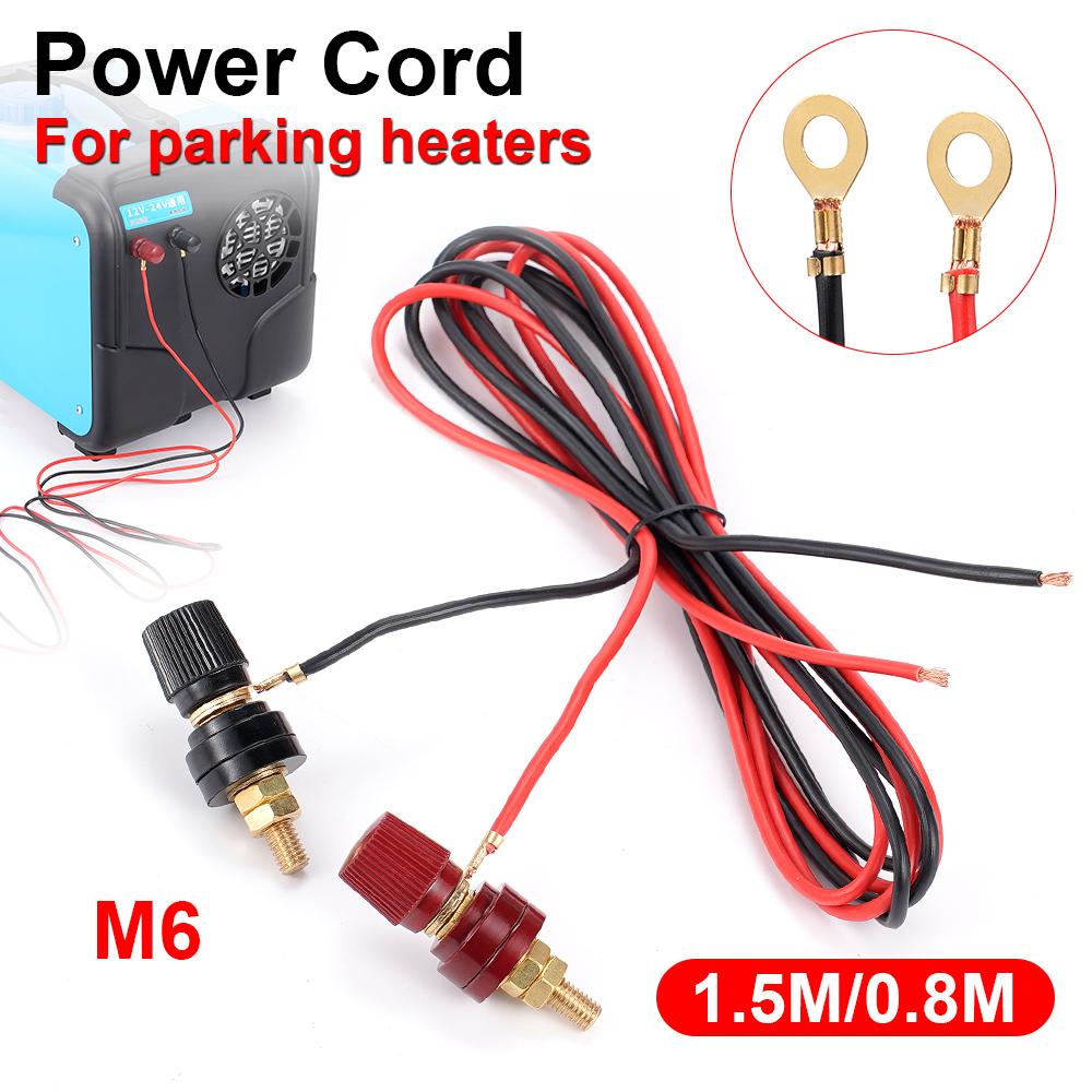 12V&24V Universal Power Connection Cable Is Used To Connect The Parking Heater And Starting Power M6 Battery Connection Terminal